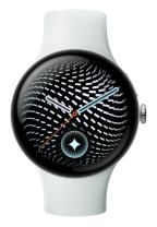 Google Pixel Watch 5 45mm Bluetooth Polished Silver Sportarmband Fog
