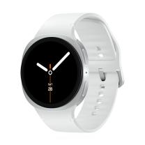 Samsung Galaxy Watch8 44mm LTE Silver Sport Band White M/L