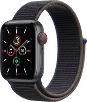 Apple Watch SE 44mm GPS+Cellular Aluminium Space Grau Sport Loop Kohlegrau