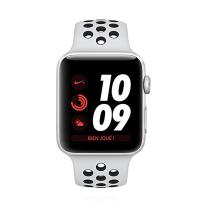 Apple Watch Series 3 Nike+ 42mm GPS+Cellular Aluminium Silber Sportarmband Platinumgrau