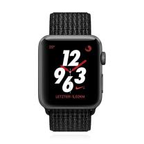 Apple Watch Series 3 Nike+ 42mm GPS+Cellular Aluminium Space Grau Sport Loop Schwarz Pure Platinum 
