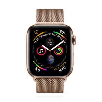 Apple WATCH Series 4 44mm GPS+Cellular Edelstahlgehäuse Gold Milanaisearmband Gold