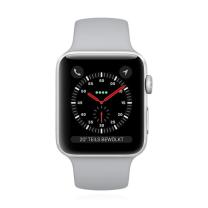 Apple Watch Series 3 42mm GPS+Cellular Aluminium Silber Sportarmband Nebelgrau