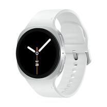 Samsung Galaxy Watch8 44mm Bluetooth Silver Sport Band White M/L
