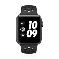 Apple Watch Series 3 Nike+ 42mm GPS+Cellular Aluminium Space Grau Nike Sportarmband Schwarz