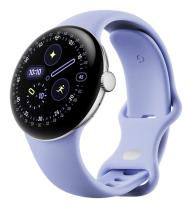 Google Pixel Watch 4 41mm LTE Polished Silver Sportarmband Iris