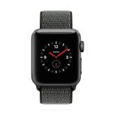 Apple WATCH Series 3 GPS+Cellular 38mm spacegraues Aluminiumgehäuse mit Sport Loop Olivgrün