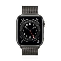Apple WATCH Series 6 44mm GPS+Cellular Edelstahlgehäuse Graphit Milanaisearmband Graphit