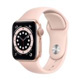 Apple WATCH Series 6 40mm GPS Aluminiumgehäuse Gold Sportarmband Sandrosa