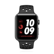 Apple Watch Series 3 Nike+ 42mm GPS Aluminium Space Grau Sportarmband Anthrazitschwarz