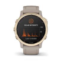 Garmin Fenix 6s Pro Solar Weißgold